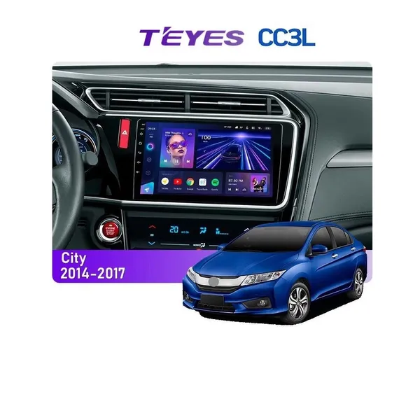 Штатна магнітола Teyes CC3L 4+32 Gb Honda City 2014-2017 (A) 10"