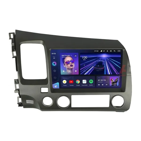 Штатна магнітола Teyes CC3L 4+32 Gb Honda Civic 8 FK FN FD 2005-2012 9"