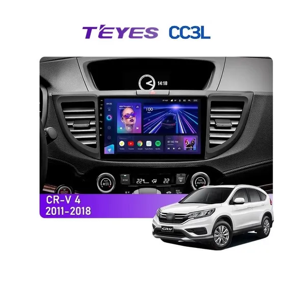 Штатна магнітола Teyes CC3L 4+32 Gb Honda CR-V 4 RM RE (9 inch) 2011-2018 (C) 9"