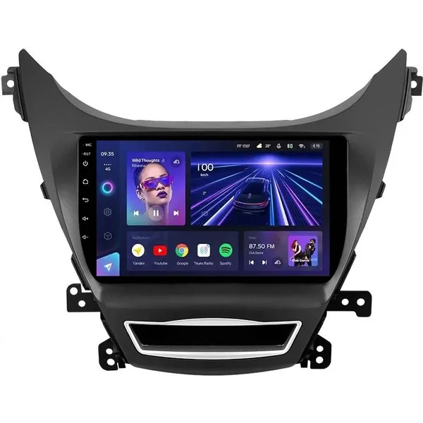 Штатная магнитола Teyes CC3L 4+32 Gb Hyundai Elantra 5 JK GD MD UD 2010-2016 (F2) 9" 3