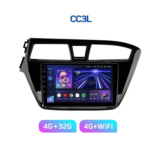 Штатна магнітола Teyes CC3L 4+32 Gb Hyundai i20 2 GB 2014-2018 9" 6