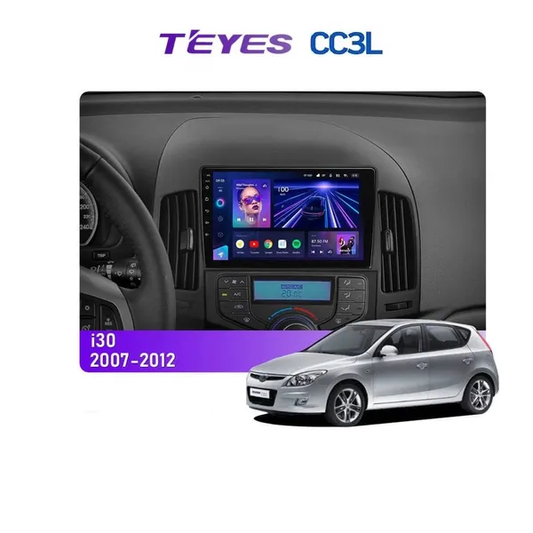 Штатна магнітола Teyes CC3L 4+32 Gb Hyundai i30 1 FD 2007-2012 (F2) 9"