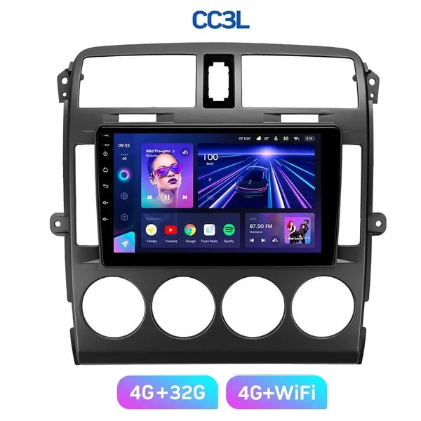 Штатна магнітола Teyes CC3L 4+32 Gb Kia Carnival UP GQ 2002-2006 9" 6