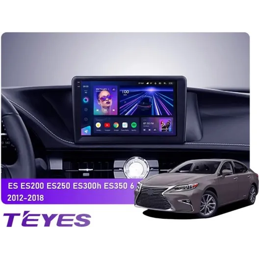 Штатна магнітола Teyes CC3L 4+32 Gb Lexus ES ES200 ES250 ES300h ES350 XV60 6 2012-2018 (C) 9"