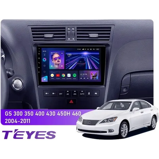 Штатна магнітола Teyes CC3L 4+32 Gb Lexus GS 3 300 350 400 430 450H 460 2004-2011 9"