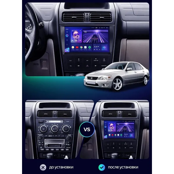 Штатная магнитола Teyes CC3L 4+32 Gb Lexus IS200 XE10 1999-2005 / Toyota Altezza XE10 1998-2005 9" 2