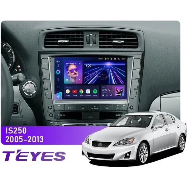 Штатная магнитола Teyes CC3L 4+32 Gb Lexus IS250 XE20 (Hm) 2005-2013 (A) 9"