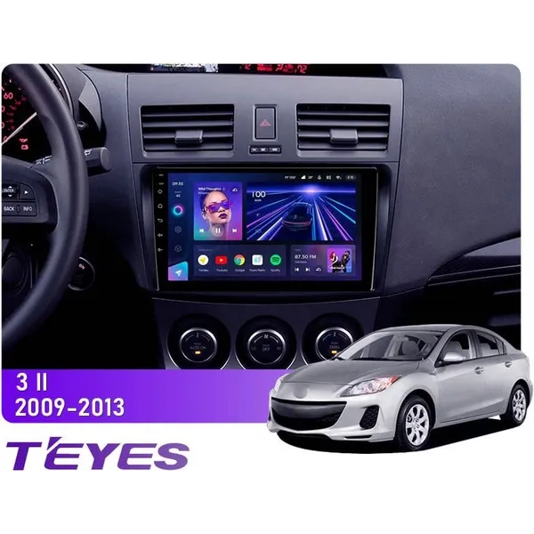 Штатная магнитола Teyes CC3L 4+32 Gb Mazda 3 2 2009-2013 9"