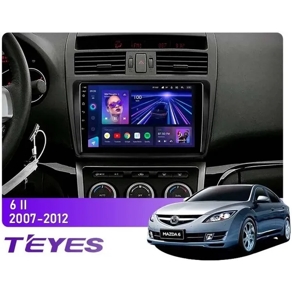 Штатна магнітола Teyes CC3L 4+32 Gb Mazda 6 2 GH 2007-2012 9"