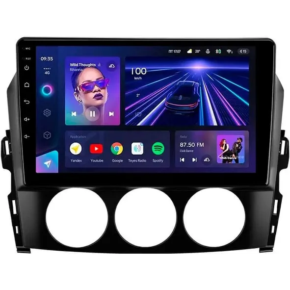 Штатна магнітола Teyes CC3L 4+32 Gb Mazda MX-5 3 NC 2008-2015 9" 2