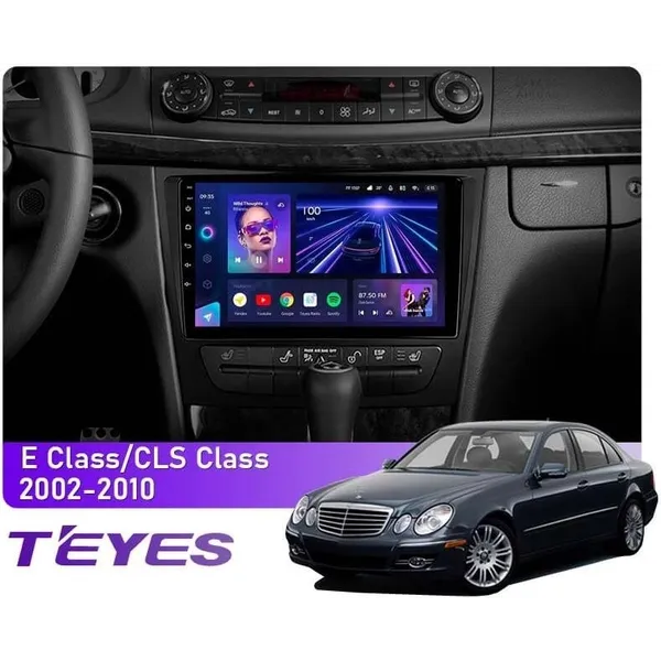 Штатна магнітола Teyes CC3L 4+32 Gb Mercedes-Benz E-Class S211 W211, CLS-Class C219 2002-2010 9"