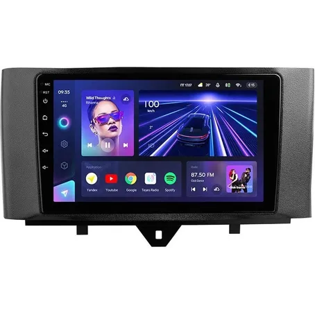 Штатна магнітола Teyes CC3L 4+32 Gb Mercedes-Benz Smart Fortwo 2 2010-2015 9" 2
