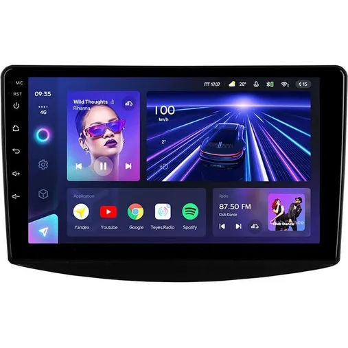 Штатная магнитола Teyes CC3L 4+32 Gb Mitsubishi Grandis 1 2003-2010 (F1) 9" 3