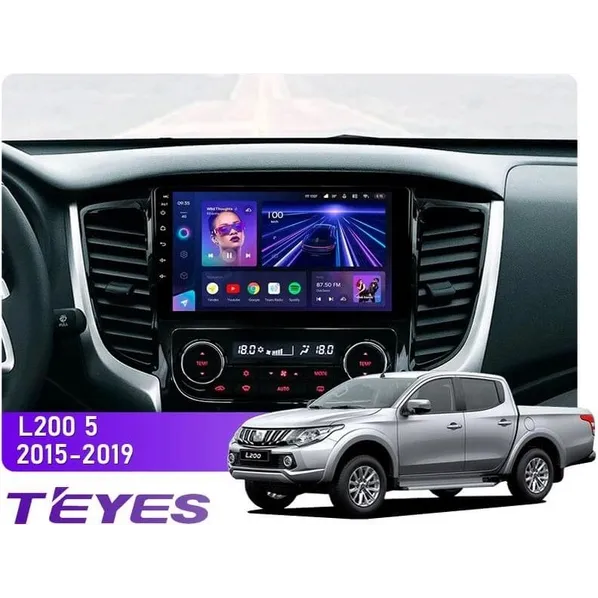 Штатна магнітола Teyes CC3L 4+32 Gb Mitsubishi L200 5 2015-2019 Manual air conditioning 9"