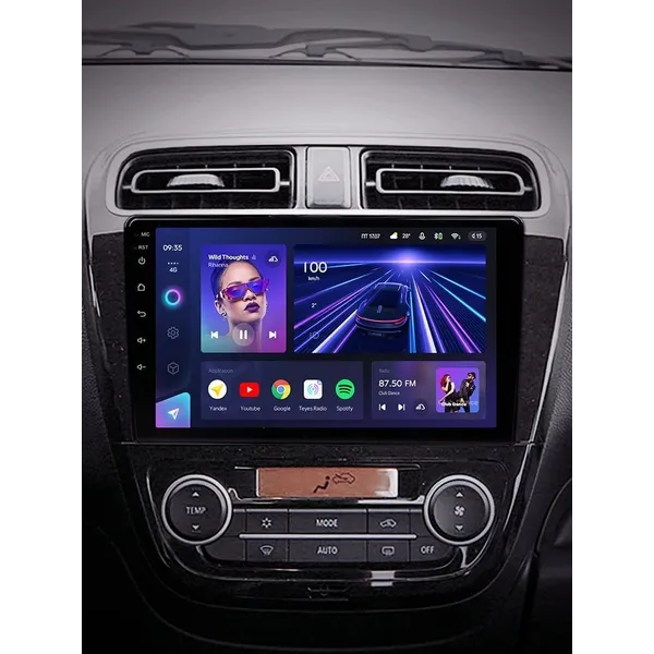 Штатна магнітола Teyes CC3L 4+32 Gb Mitsubishi Mirage 6 2012-2018 9" 2