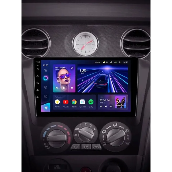 Штатна магнітола Teyes CC3L 4+32 Gb Mitsubishi Outlander 1 2002-2008 (F1) 9" 3
