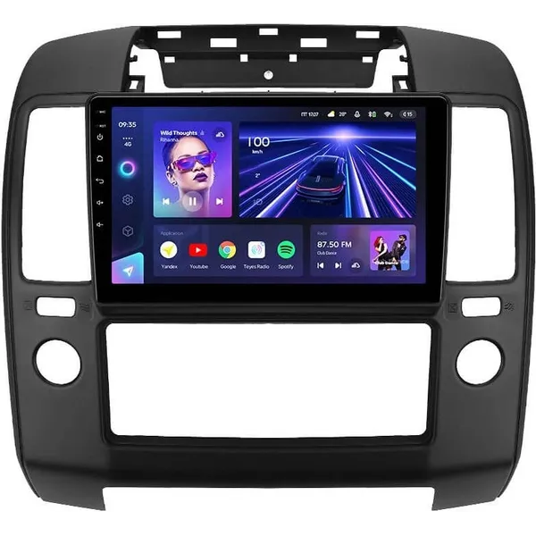 Штатна магнітола Teyes CC3L 4+32 Gb Nissan Navara 3 D40 2004-2010 (F2) 9" 3