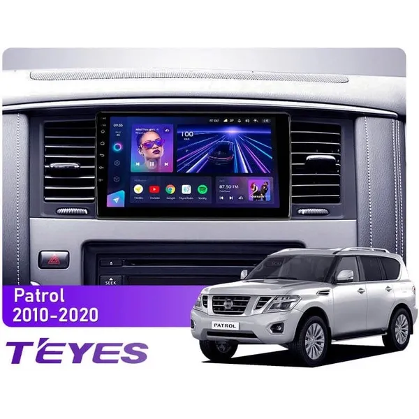 Штатна магнітола Teyes CC3L 4+32 Gb Nissan Patrol Y62 2010-2020 (F1) 9"