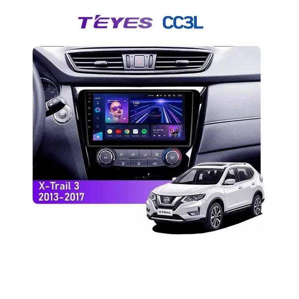 Штатная магнитола Teyes CC3L 4+32 Gb Nissan Qashqai, X-Trail 3 T32 2013-2017 Manual air conditioning (C) 10"