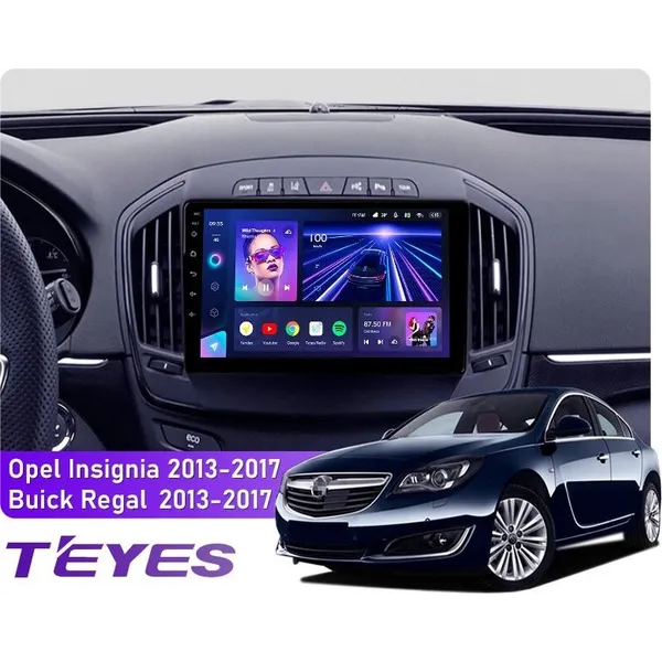Штатная магнитола Teyes CC3L 4+32 Gb Opel Insignia 1, Buick Regal 2013-2017 (A) 9"