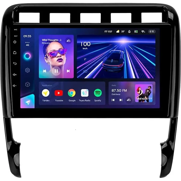 Штатна магнітола Teyes CC3L 4+32 Gb Porsche Cayenne 1 9PA 2002-2010 9" 3