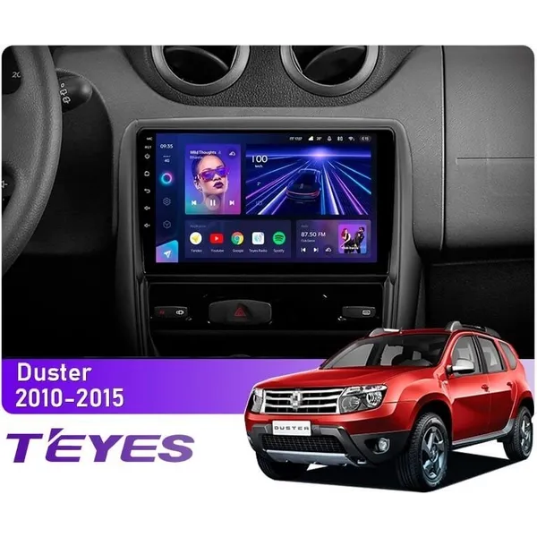Штатна магнітола Teyes CC3L 4+32 Gb Renault Duster 1 2010-2015 9"