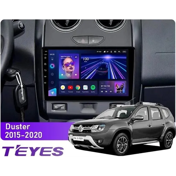 Штатна магнітола Teyes CC3L 4+32 Gb Renault Duster 2015-2021 (F2) 9"