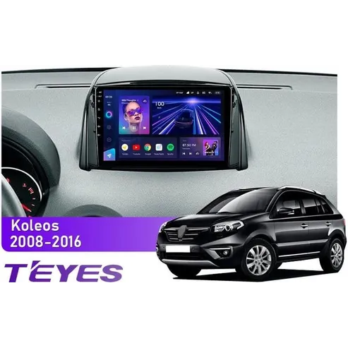 Штатна магнітола Teyes CC3L 4+32 Gb Renault Koleos 2008-2016 (A) 9"