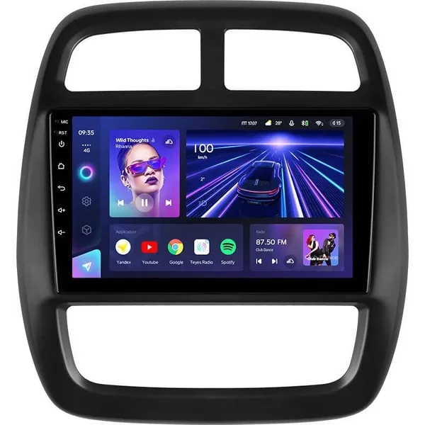 Штатна магнітола Teyes CC3L 4+32 Gb Renault KWID 2015-2019 9" 3