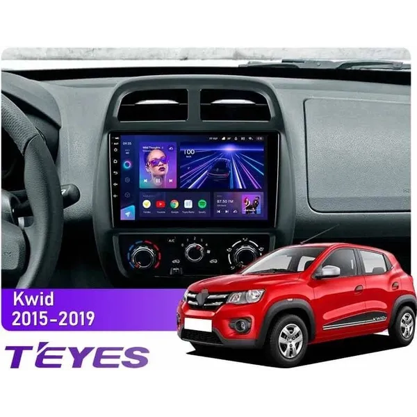 Штатна магнітола Teyes CC3L 4+32 Gb Renault KWID 2015-2019 9"