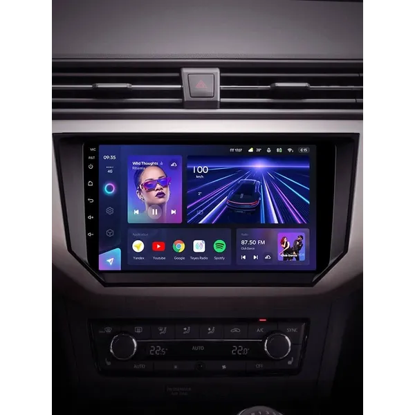 Штатна магнітола Teyes CC3L 4+32 Gb Seat Ibiza 2017-2020 9" 2