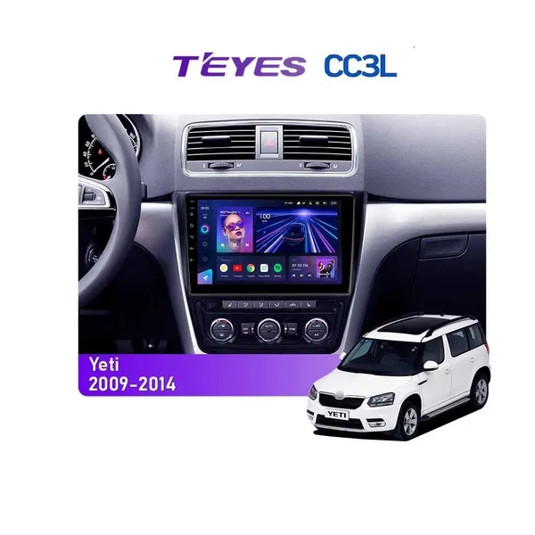 Штатна магнітола Teyes CC3L 4+32 Gb Skoda Yeti 5L 2009-2014 10"