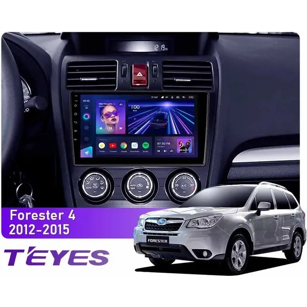 Штатна магнітола Teyes CC3L 4+32 Gb Subaru Forester 4 SJ 2012-2015 (A) 9"