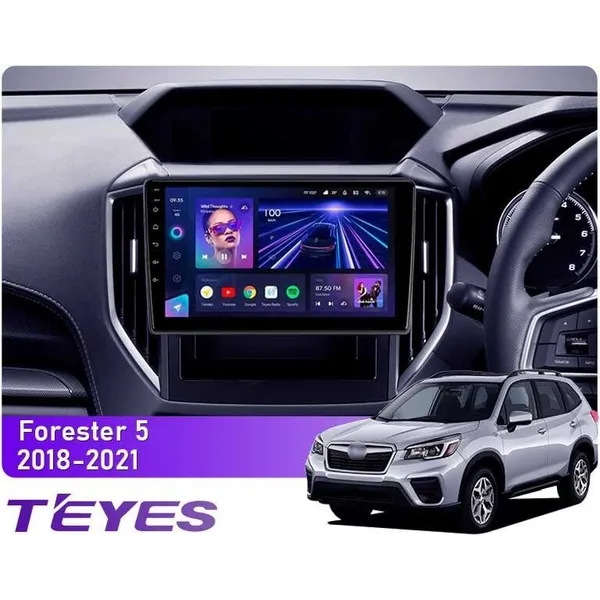 Штатна магнітола Teyes CC3L 4+32 Gb Subaru Forester 5 2018-2021 9"