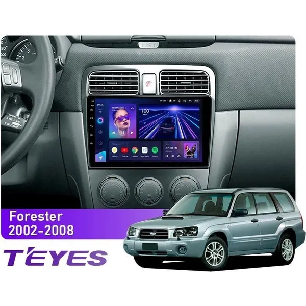 Штатная магнитола Teyes CC3L 4+32 Gb Subaru Forester SG 2002-2008 9"