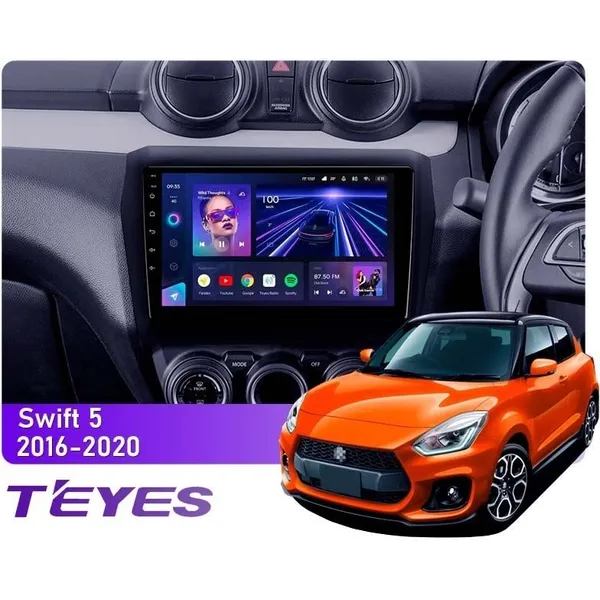 Штатна магнітола Teyes CC3L 4+32 Gb Suzuki Swift 5 2016-2020 9"