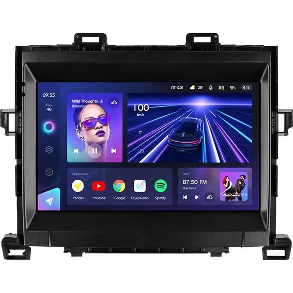 Штатна магнітола Teyes CC3L 4+32 Gb Toyota Alphard H20 2008-2014 9" 3
