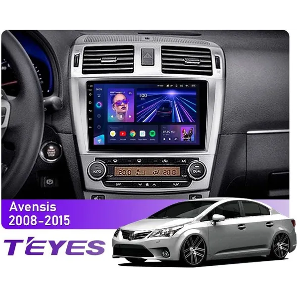 Штатна магнітола Teyes CC3L 4+32 Gb Toyota Avensis 3 2008-2015 9"