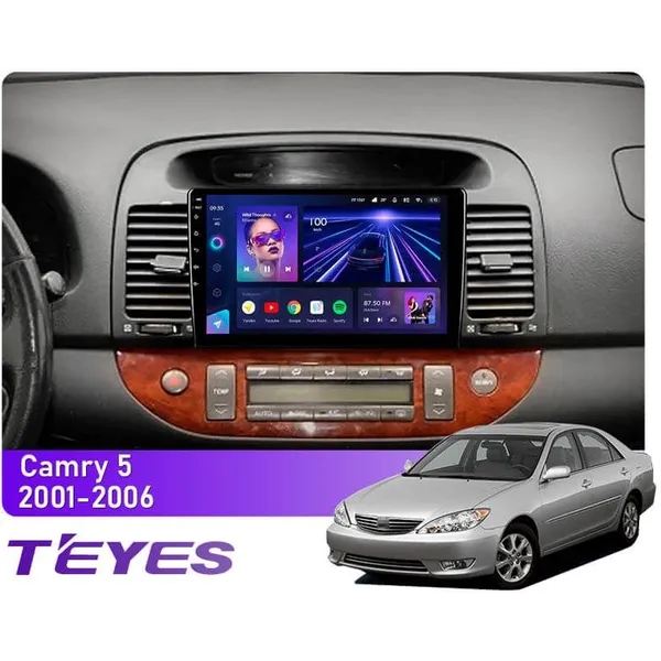 Штатна магнітола Teyes CC3L 4+32 Gb Toyota Camry 5 XV 30 2001-2006 (A) 9"