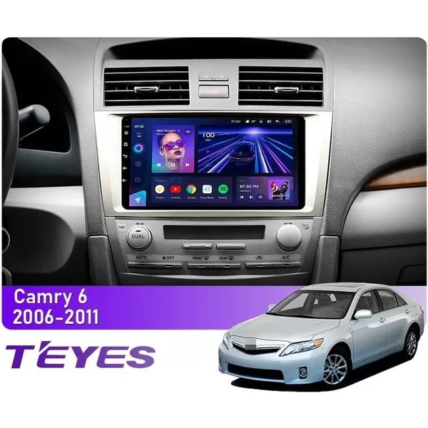 Штатна магнітола Teyes CC3L 4+32 Gb Toyota Camry 6 XV 40 50 2006-2011 (F1) 9"