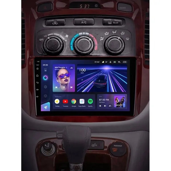 Штатна магнітола Teyes CC3L 4+32 Gb Toyota Highlander 1 XU20 2001-2007 9" 2