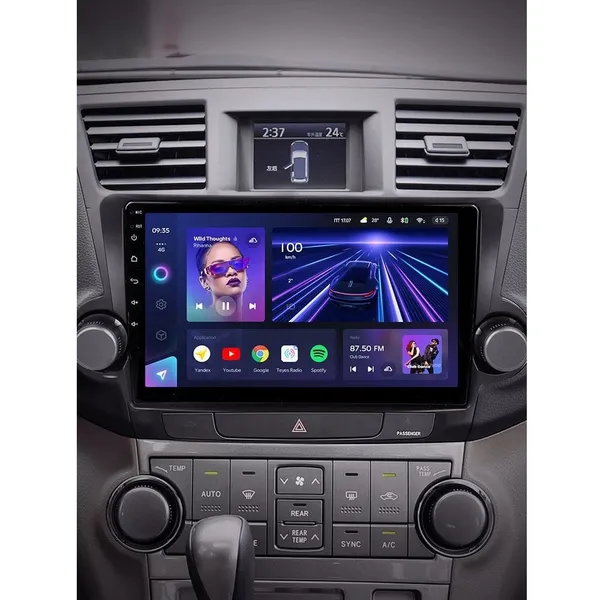 Штатная магнитола Teyes CC3L 4+32 Gb Toyota Highlander 2 XU40 2007-2013 (F1) 10" 7