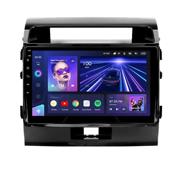 Штатна магнітола Teyes CC3L 4+32 Gb Toyota Land Cruiser 11 200 2007-2015 (F1) 10" 6