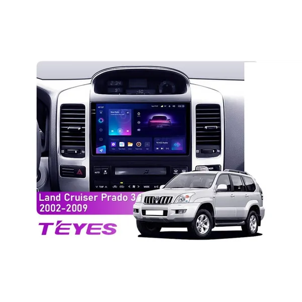 Штатная магнитола Teyes CC3L 4+32 Gb Toyota Land Cruiser Prado 120 3 2002-2009 (F3) 9"