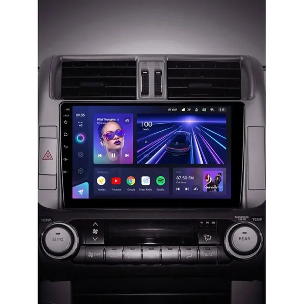 Штатная магнитола Teyes CC3L 4+32 Gb Toyota Land Cruiser Prado 150 2009-2013 (A) 9" 3