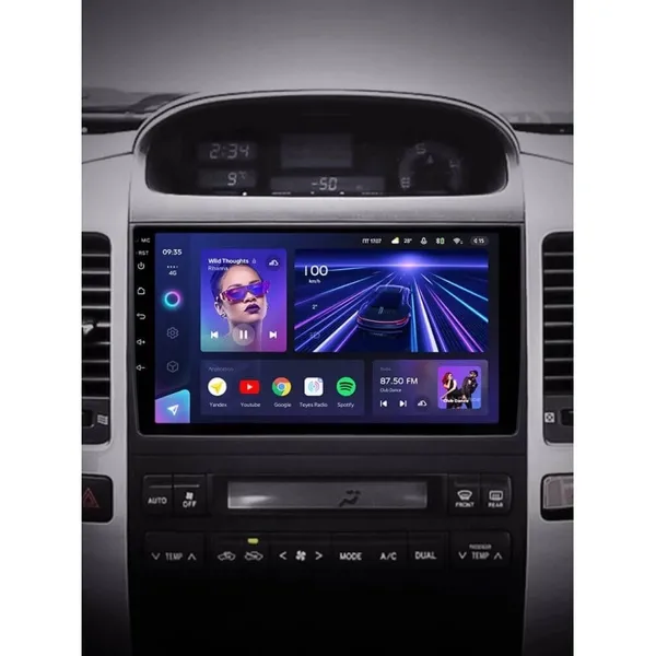 Штатная магнитола Teyes CC3L 4+32 Gb Toyota Land Cruiser Prado 3 J120 2004-2009 (F1) (A) 9" 2