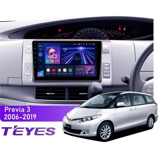 Штатная магнитола Teyes CC3L 4+32 Gb Toyota Previa XR50 2006-2019 9"