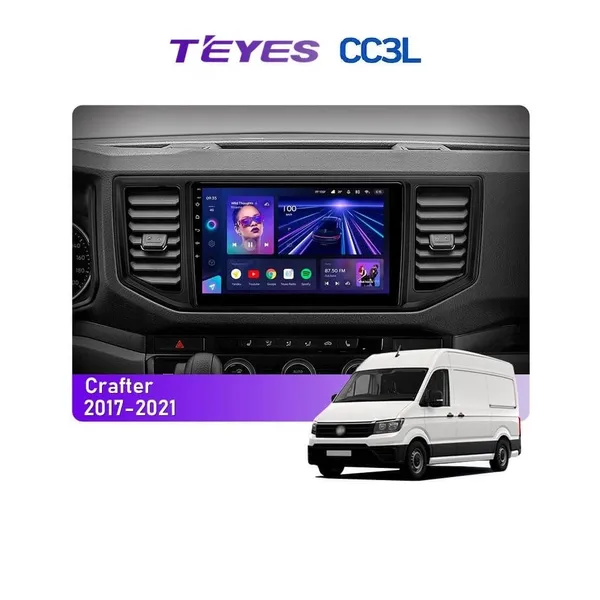 Штатна магнітола Teyes CC3L 4+32 Gb Volkswagen Crafter 2017-2021 10"