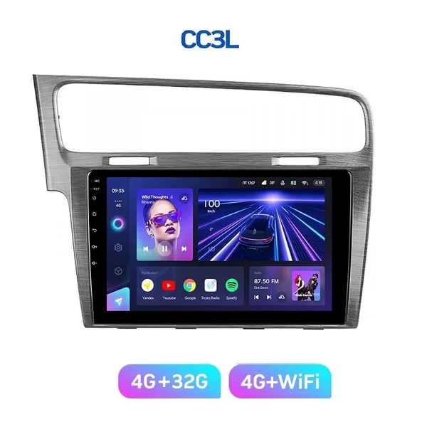 Штатна магнітола Teyes CC3L 4+32 Gb Volkswagen Golf 7 MK7 2014-2018 (B) 10" 2