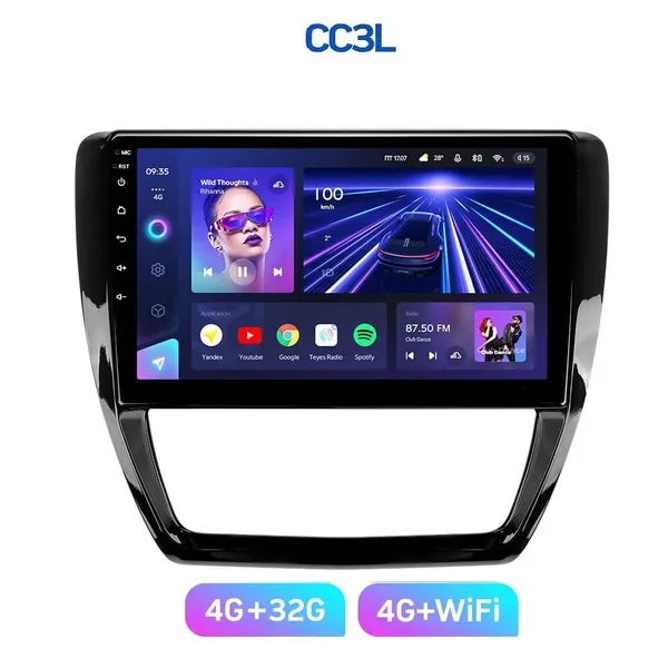 Штатна магнітола Teyes CC3L 4+32 Gb Volkswagen Jetta 6 2011-2018 10" 6
